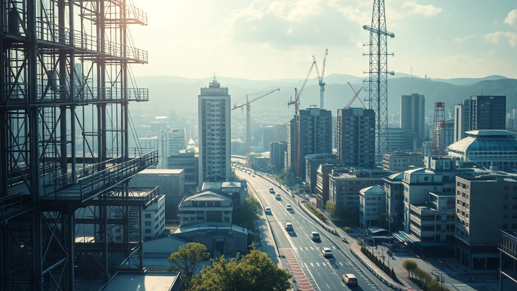 중소기업 지원 정책 (realistic 스타일)