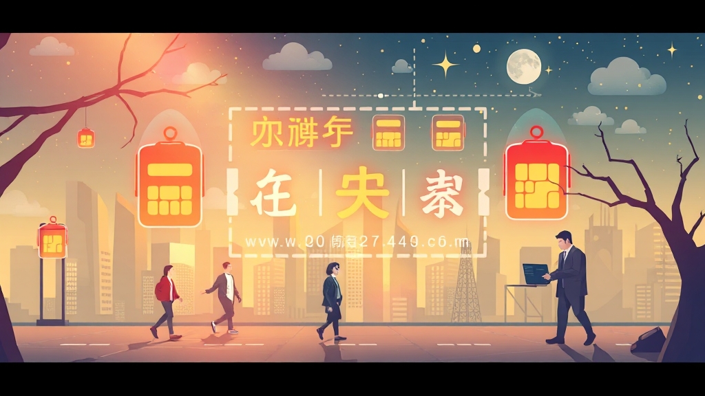 번호 그대로 알뜰폰으로! (illustration 스타일)