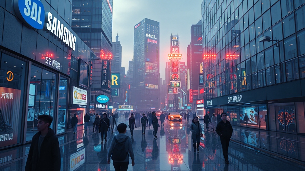 삼성전자 주가, 현재는? (realistic 스타일)