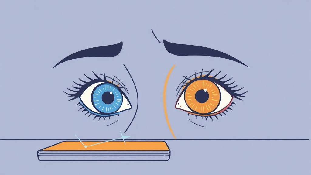 황반변성이란? (illustration 스타일)