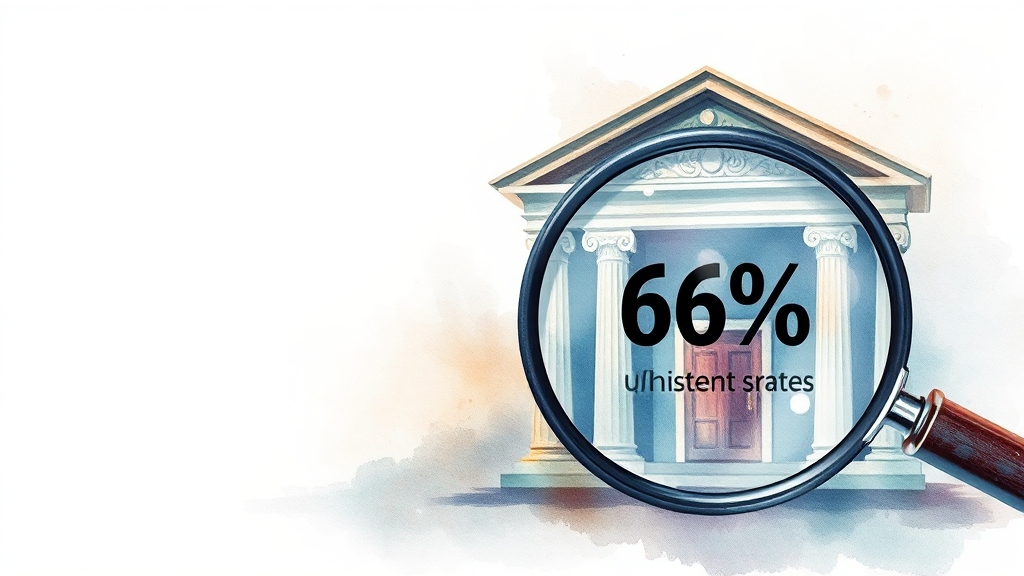 은행별 금리 비교, 어디가 좋을까? (watercolor 스타일)