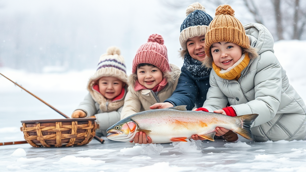 축제 즐길 거리 가득 (watercolor 스타일)