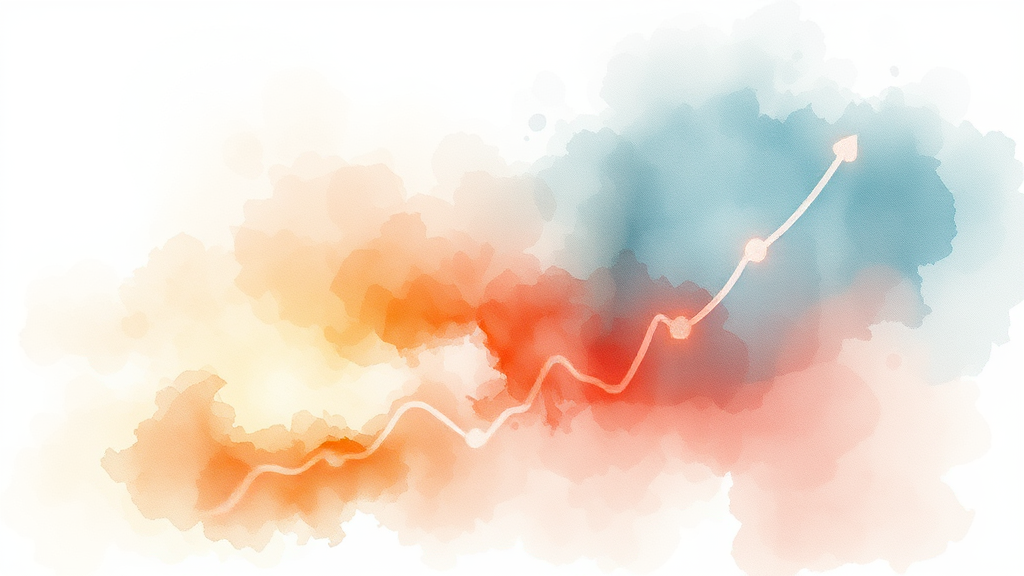 에스팀 상장 후 체크 포인트와 투자 전략 (watercolor 스타일)