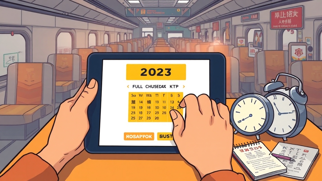 2025 추석 KTX 예매, 모든 것 (cartoon 스타일)