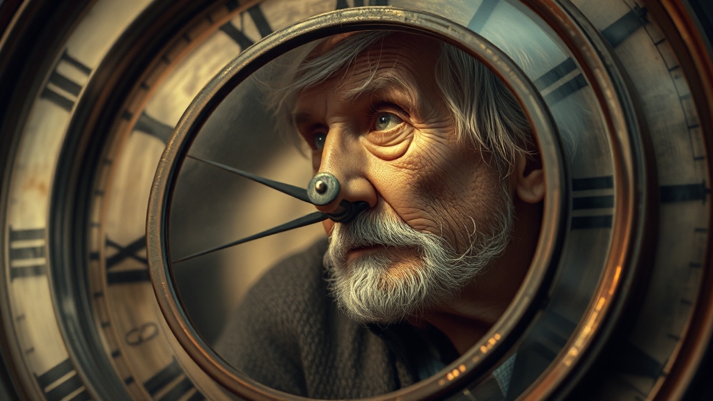 섬망 vs 치매, 차이점 비교 (realistic 스타일)