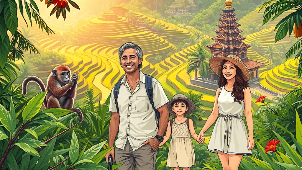 결론: 안전한 발리 여행 핵심 사항 (illustration 스타일)