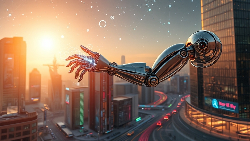 피지컬 AI, 어떻게 작동할까요? (realistic 스타일)