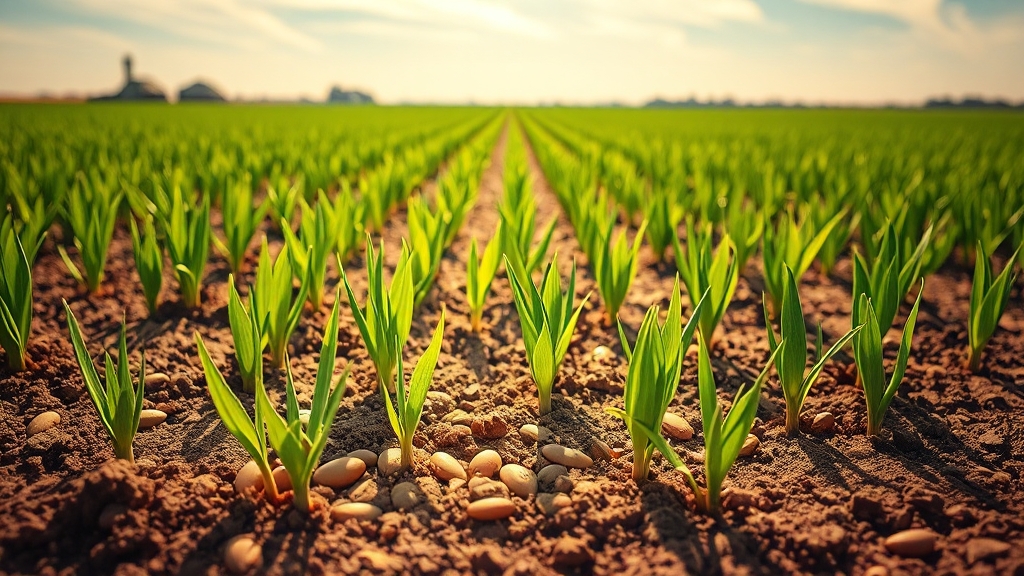 파종 및 재배 방법 (realistic 스타일)