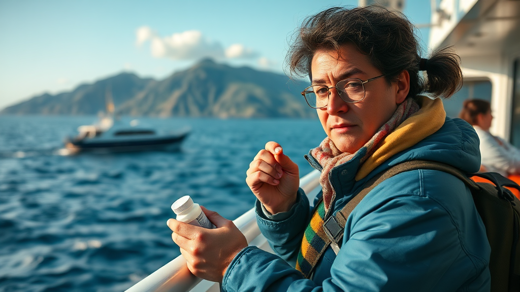 마라도 승선 전 필수 준비물 및 탑승 절차 (realistic 스타일)