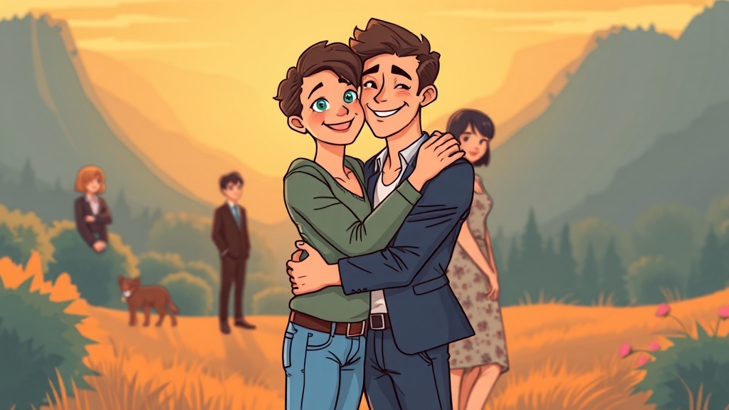 최고의 궁합 유형 TOP 3 (cartoon 스타일)