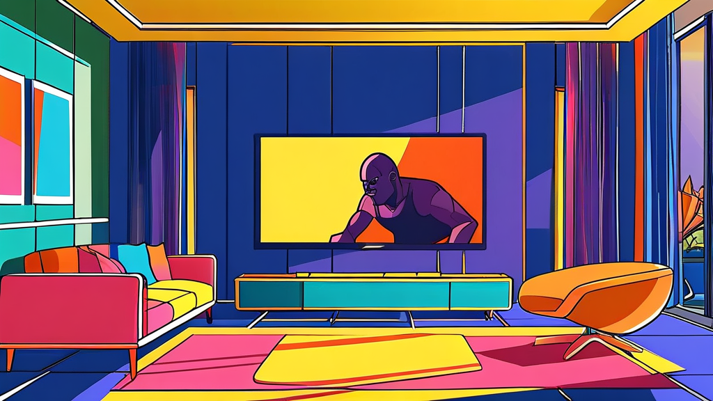 LG OLED TV 패널 교체 비용, 얼마 정도 예상해야 할까요? (cartoon 스타일)