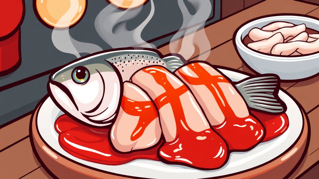 먹거리 천국 & 편의시설 완비 (cartoon 스타일)