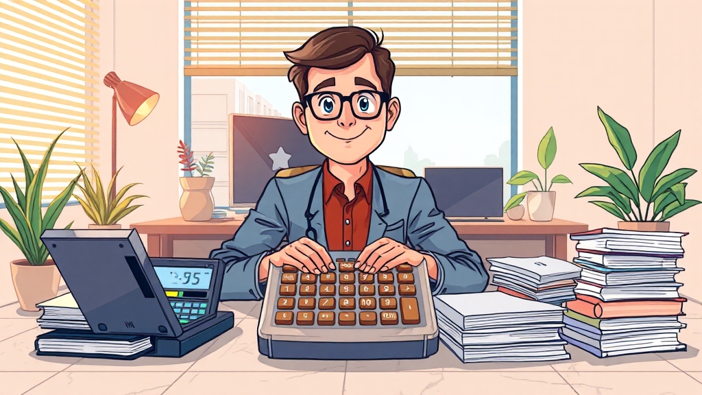 퇴직소득세 간편 계산기, 이렇게 써보세요! (cartoon 스타일)