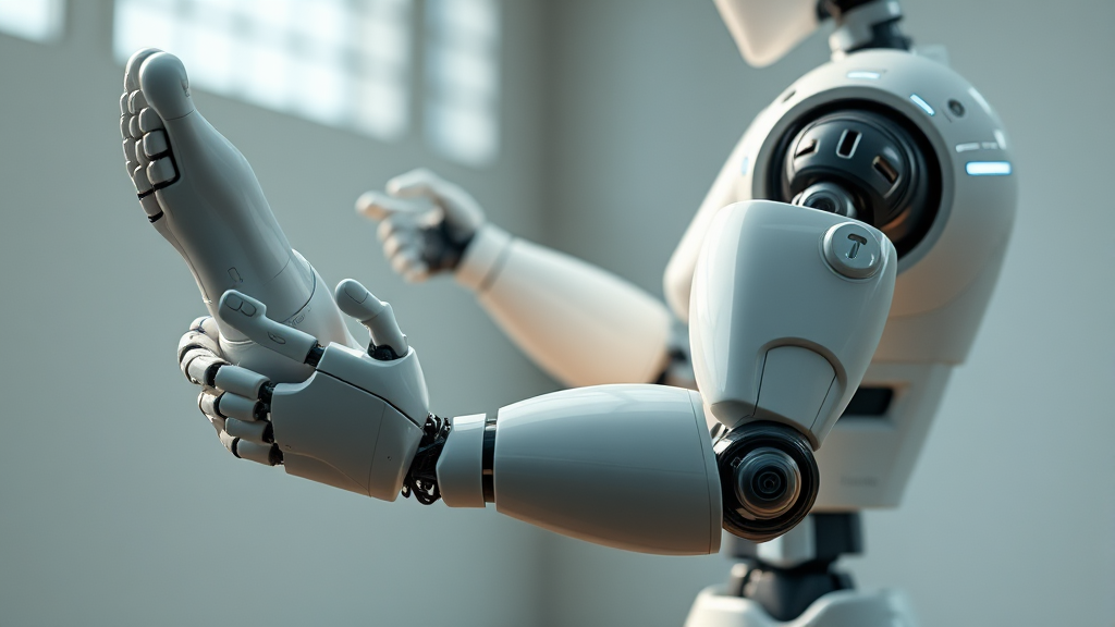 핵심 기능: 로보틱스 & 스트레칭 (realistic 스타일)