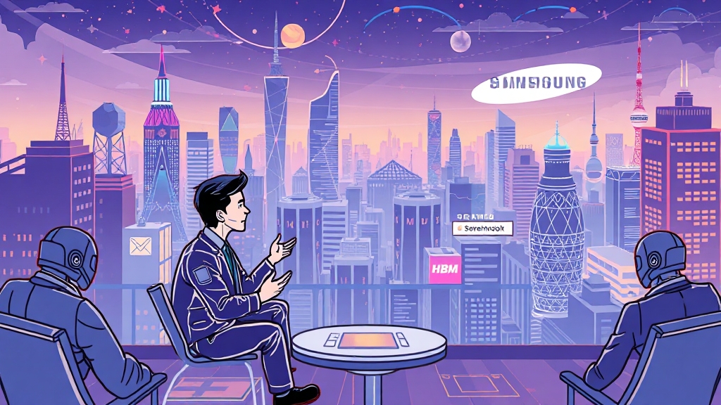 APEC CEO 서밋 주요 논의 (illustration 스타일)