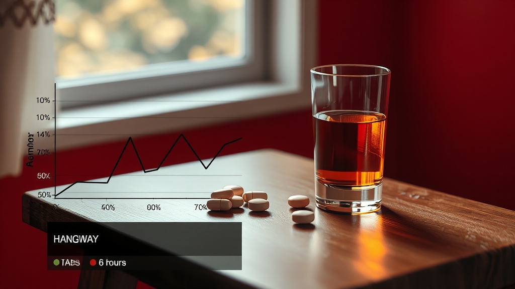 숙취해소제 오해와 진실 (realistic 스타일)