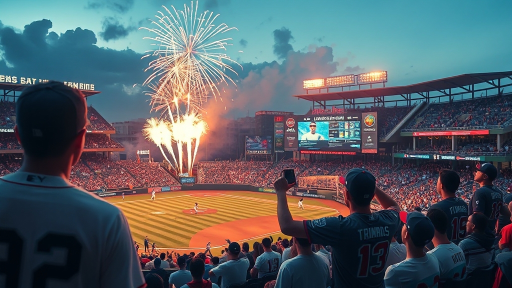 출정식 및 팬 이벤트 (realistic 스타일)