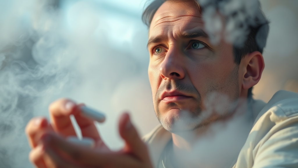 항불안제와 인지 기능 저하 (realistic 스타일)