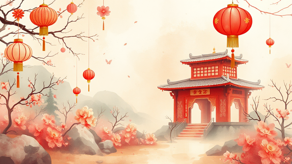 2026 설날 지원금 개요 (watercolor 스타일)