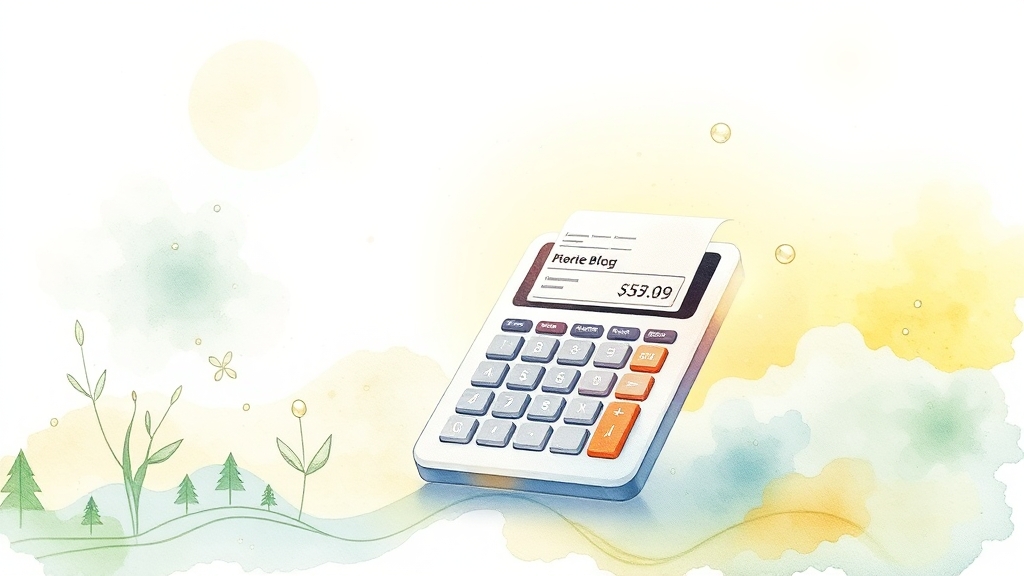 세금 줄이는 절세 전략 (watercolor 스타일)