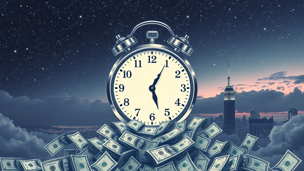 미국 주식 거래 시간 & 서머타임 (illustration 스타일)