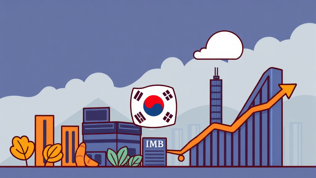 IMF 2025 한국 경제 분석 5 IMF의 경제 평가 및 권고 (cartoon 스타일)