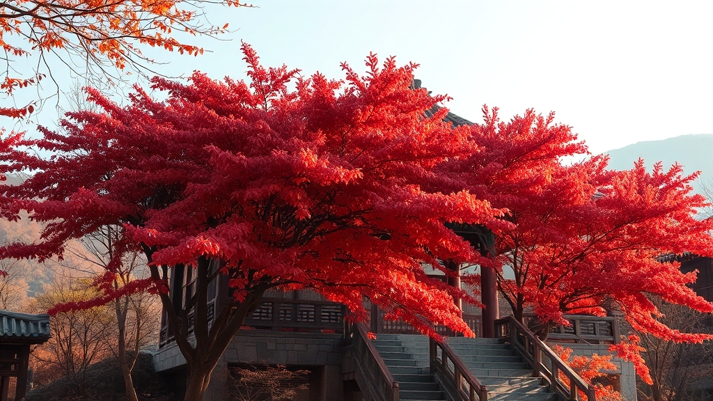 2025년, 단풍 절정 시기는 언제? (realistic 스타일)