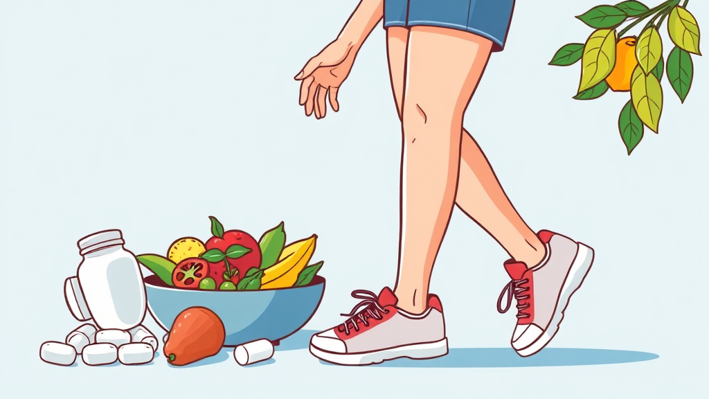 위고비 다이어트 성공 및 유지 전략 (illustration 스타일)