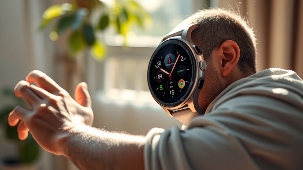 건강 관리 기능 분석 (realistic 스타일)