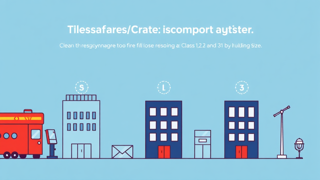 소방안전관리자 1급, 2급, 3급 차이점 비교 (illustration 스타일)