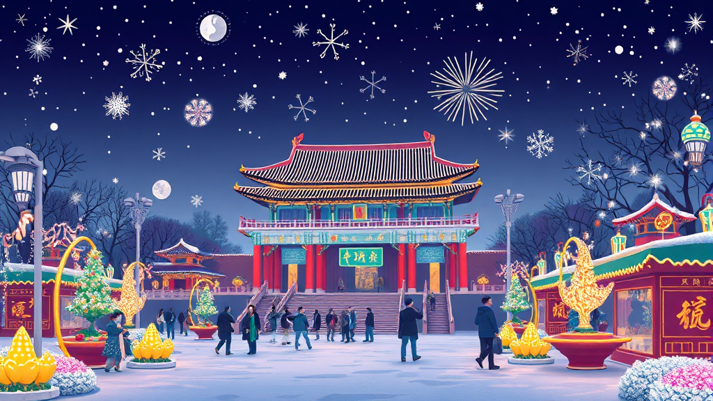 서울/경기 겨울 축제 (illustration 스타일)