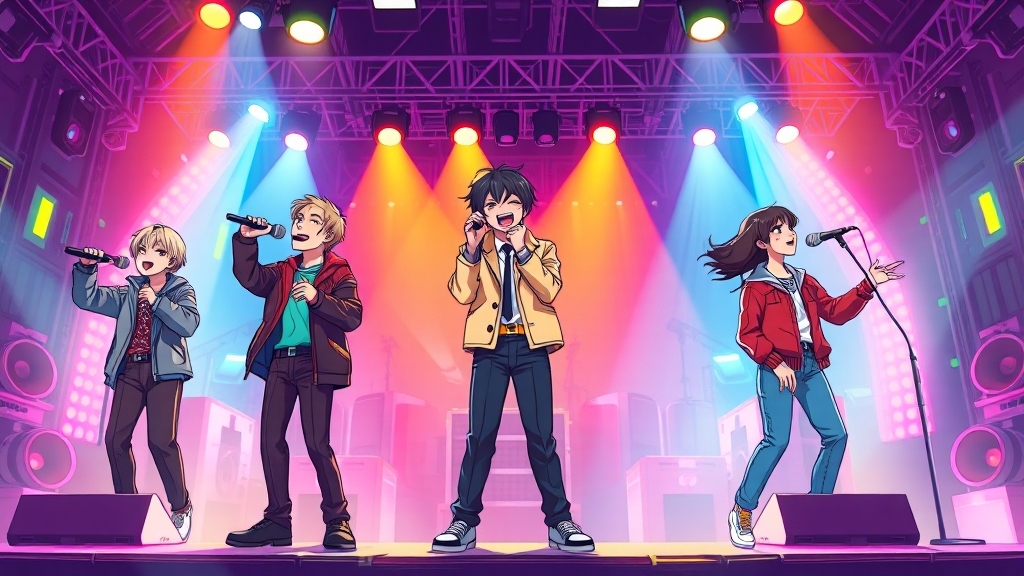 예상 셋리스트 (cartoon 스타일)