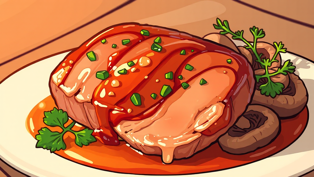 맛의 비결은? (cartoon 스타일)