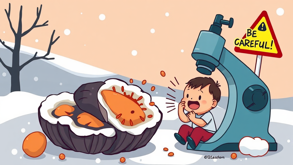 노로바이러스란? (cartoon 스타일)