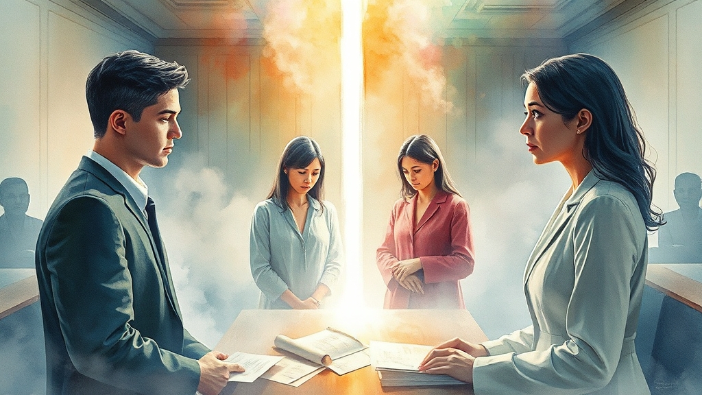 명예훼손 피해, 손해배상 청구 가능할까? (watercolor 스타일)