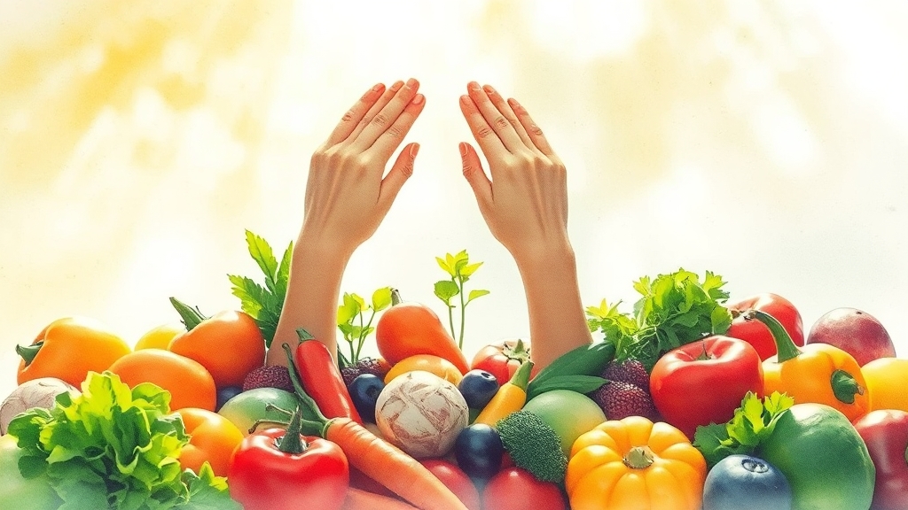 눈 건강, 영양으로 채우기 (watercolor 스타일)