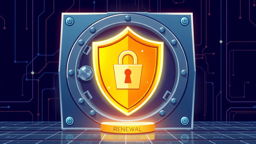 철통 보안 유지하는 법 (illustration 스타일)