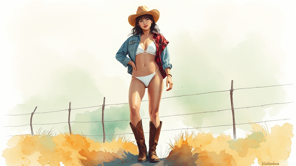 워터밤 스타일 분석 (watercolor 스타일)