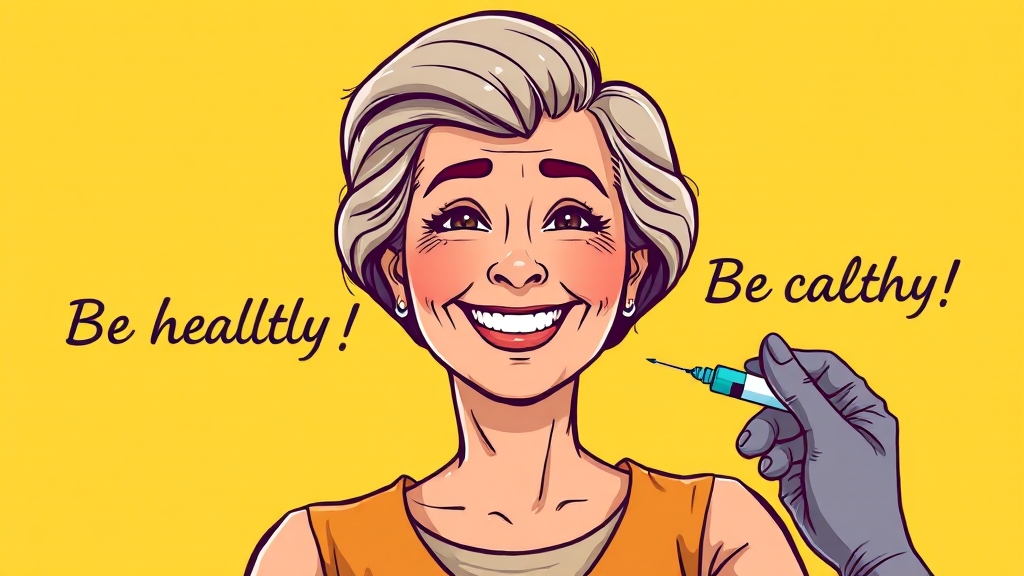 예방접종, 어떤 종류가 있을까요? (cartoon 스타일)