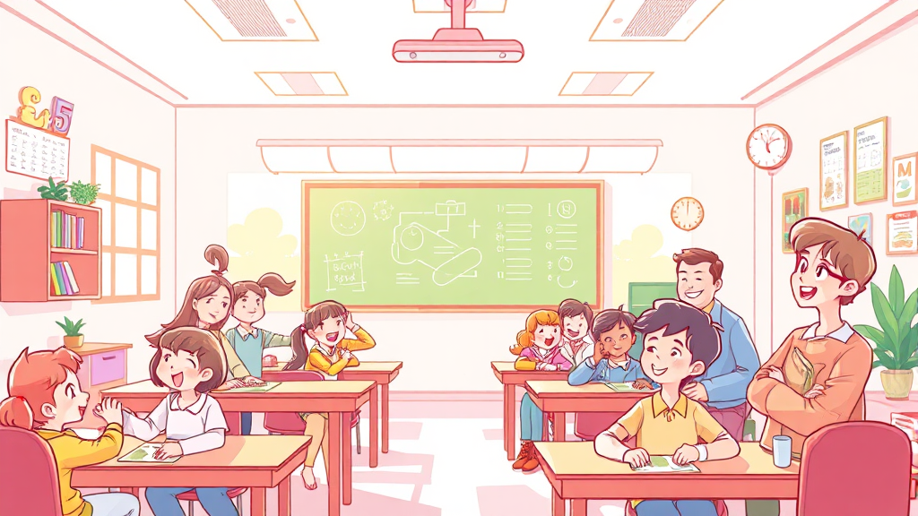 돌봄 시간 확대 및 프로그램 변화 (illustration 스타일)