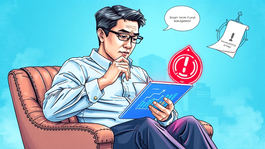 파킹통장 활용 전략 & 유의사항 (illustration 스타일)