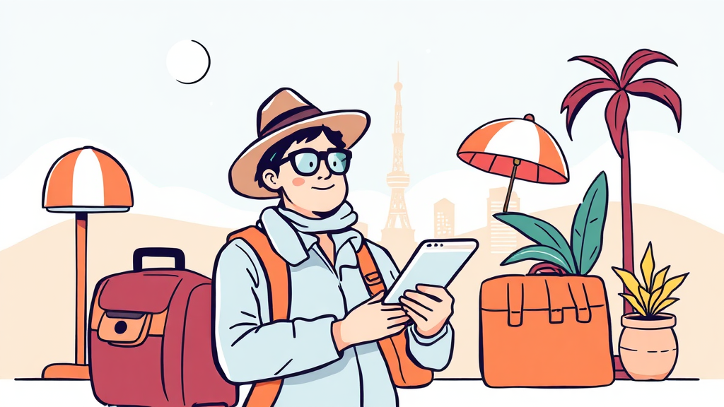 알뜰 여행의 시작: 호텔 예약 시 주의사항 및 추가 혜택 (illustration 스타일)