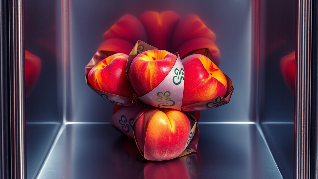 대극천 복숭아, 어떻게 보관하고 먹어야 맛있을까요? (popart 스타일)