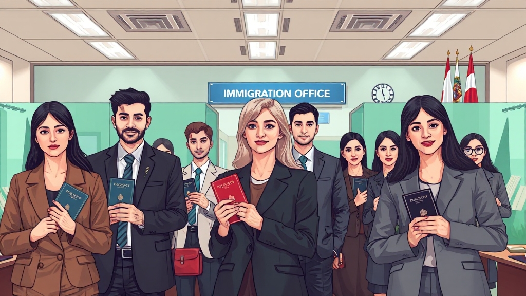 방문 발급, 꼼꼼 준비 (illustration 스타일)