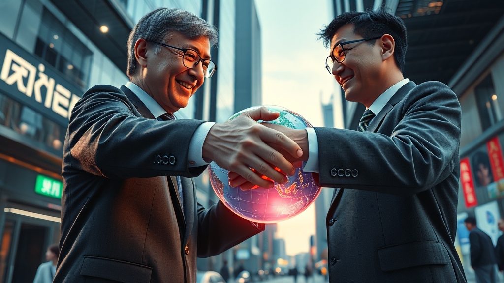 빌 게이츠 방한 관련 최신 뉴스 및 영상 (realistic 스타일)