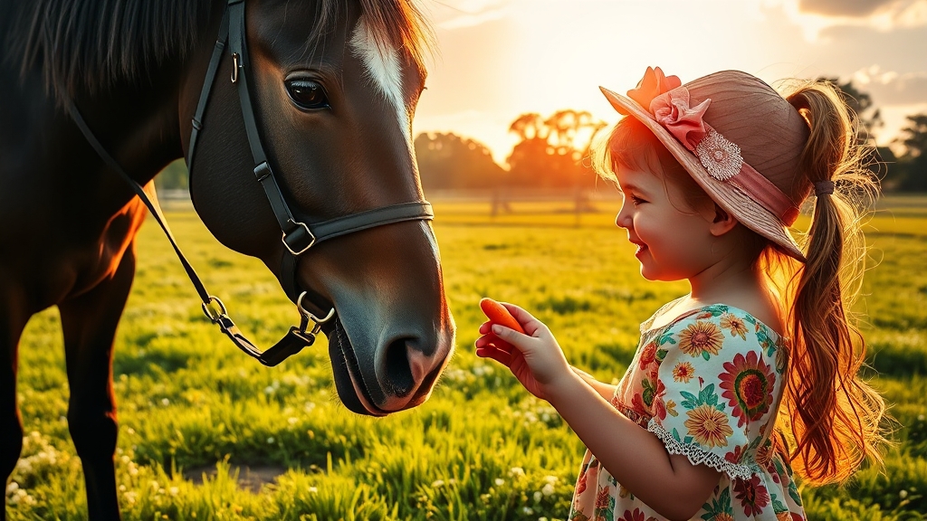 승마 체험 시설 및 프로그램 안내 (realistic 스타일)
