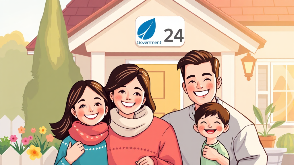 전입신고, 이제 어렵지 않아요! (illustration 스타일)