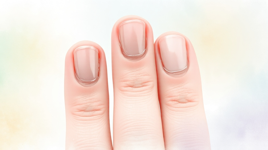 손톱 세로줄, 건강 신호일까? (watercolor 스타일) (재시도)