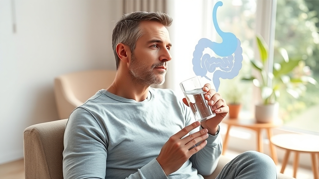 속쓰림 줄이는 생활 습관 (realistic 스타일)