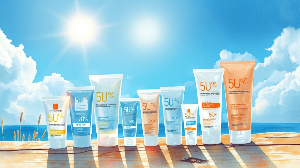 내 피부에 맞는 선크림 고르는 법 (watercolor 스타일)